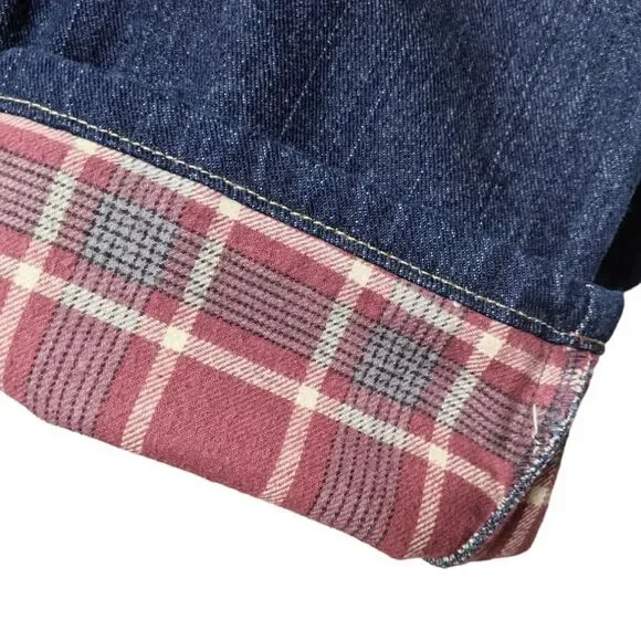 NWT DICKIES Women's Denim Flannel Lined Relaxed Fit Jeans 16 - Picture 8 of 13